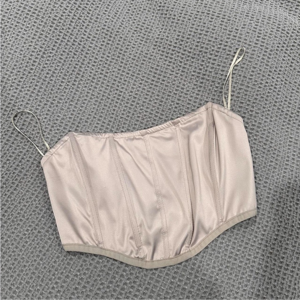 Garage Champage bones corset top